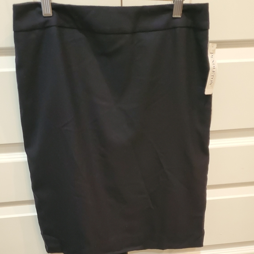 Pendleton wool pencil womens skirt‎ blue size 4